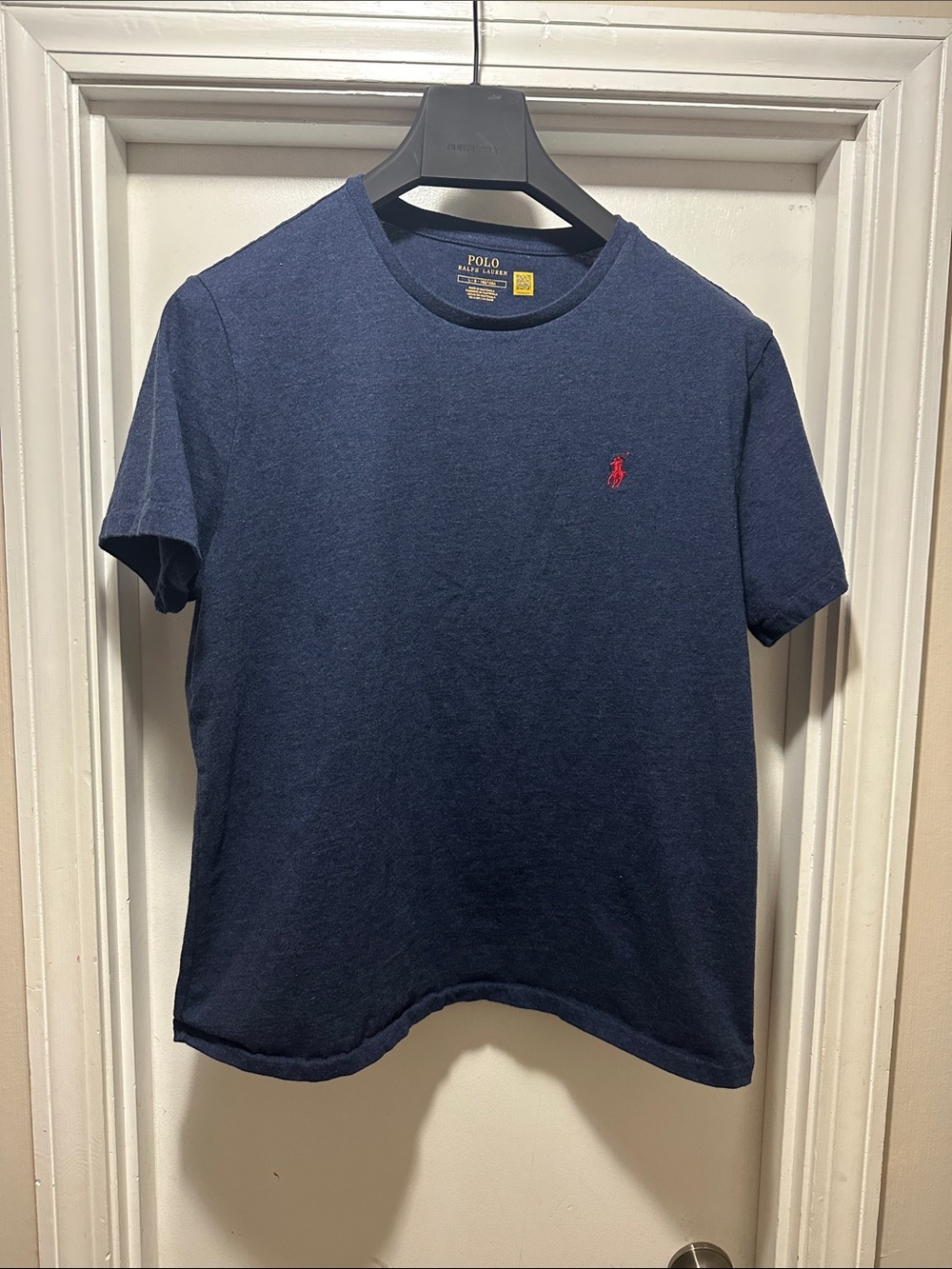 Polo by Ralph Lauren Navy Short Sleeve Crew Tee with Red Pony